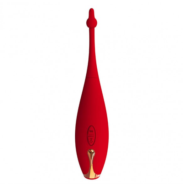 MizzZee - Goddess Pen Tongue Vibrator (Chargeable - Red)